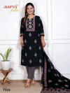 Ajrakh Vol 4 By Aarvi Pure Cotton Kurti With Bottom Dupatta Exporters In India

